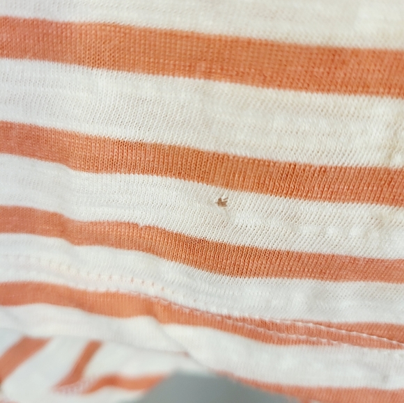 Anthropology Little Yellow Button Slub Knit Lace Top Small - Picture 8 of 9